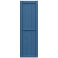 thumbnail image 5 of Ekena Millwork 16 1/8"W x 58"H True Fit PVC, Three Board Framed Board-n-Batten Shutters, Sojourn Blue (Per Pair - Hardware Not Included), 5 of 8