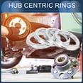 thumbnail image 2 of Unique Bargains Hub Centric Rings, 58.1mm ID to 73.1mm OD Vehicle Wheel Hubrings Aluminum Alloy, 4 Pcs, 2 of 6