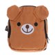 thumbnail image 1 of Mochila pequeña de peluche para mascotas, diseño de oso, talla L (marrón), 1 of 7