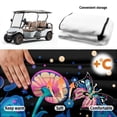 thumbnail image 6 of Uourmeti Golf Cart Seat Covers, Compatible with Golf Carts, Suitable for 2-Seat Golf Carts Pockets, Mushroom Butterfly Pattern, 6 of 8