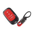 thumbnail image 3 of For Honda Civic For Crv For Pilot 5 Button Remote Carbon Fiber Key Fob Cover, 3 of 10