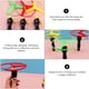 thumbnail image 4 of 10 piezas de juguetes de disco volador para niños, juguetes de disco volador con cuerda para tirar, platillos voladores, 4 of 6