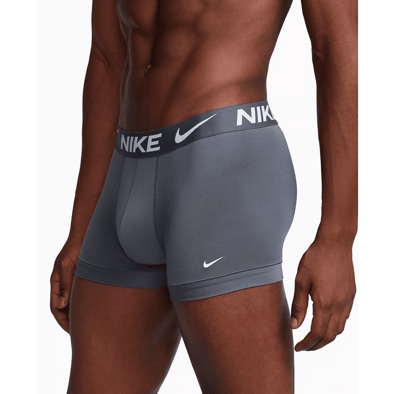Men's Nike 3-Pack Dri-FIT Essential Microfiber Trunks Color: Blue