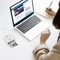 thumbnail image 4 of Lector CAC ZOWEETEK Military USB C para Mac/Windows/Linux blanco, 4 of 8