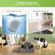 thumbnail image 5 of Kattvattenfontänfilter, 6-pack Ersättningskolfilter för 7,5L/3,7L/1,8L Keramiska Husdjursvattenfontäner Avalon och Pagoda, Skumförfilter och Kol, 5 of 5