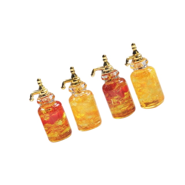 kurtrusly Dollhouse Miniature Wine Beverage Simulation for Kitchen Dining Table Decor
