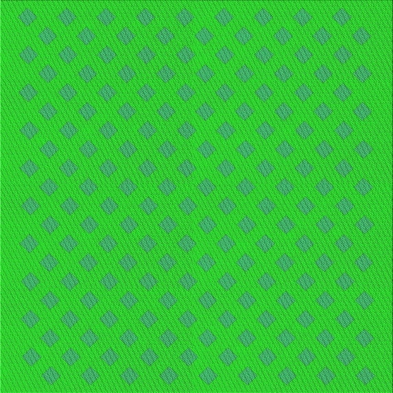 Ahgly Company Indoor Square Patterned Lime Green Area Rugs, 7' Square