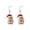 Red, variant on 1Pair Christmas Hamster Earrings, Cute Hamster Dangle Drop Earrings Holiday Party Decorations Jewelry Gifts for Women Festive Winter Pet Lover Accessory