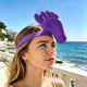 thumbnail image 1 of Visera con forma de pie – Divertida diadema protectora para pies descalzos para fiestas de verano en la playa., 1 of 6