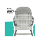 thumbnail image 3 of Silla Alta Para Comer 3 En 1  color Gris, 3 of 4