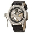 thumbnail image 1 of Invicta Men's 10363 Russian Diver Lefty Silver Skeleton Dial Interchangeable Leather Strap Mechanical Watch, 1 of 4
