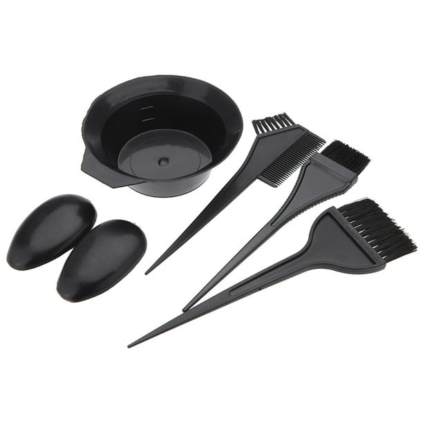 5Pcs Hairdressing Brushes Bowl Combo Salon Hair Color Dye Tint Tool Set