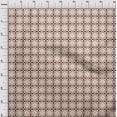 thumbnail image 3 of oneOone Rayon Light Beige Fabric Floral & Tiles Moroccan Sewing Craft Projects Fabric Prints By Meter 56 Inch Wide, 3 of 5