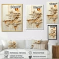 thumbnail image 4 of Designart "Collage Of Sci-Fi Moon Fantasy In Minimalistic Style II" Fantasy Floater Framed Canvas Art Print, 4 of 5