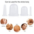 thumbnail image 4 of 4PCS Cupping Therapy Set Professional Facial & Body Massage Cup Silicone Cupping, 4 of 7