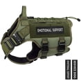 thumbnail image 1 of Chaleco para perros PETNANNY Tactical Service para perros, color verde, talla L, 1 of 8