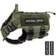 thumbnail image 1 of Chaleco para perros PETNANNY Tactical Service para perros, color verde, talla L, 1 of 8