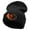 Black, variant on Basketball Dribble Embroidered 12 Inch Long Knitted Beanie - Black OSFM