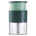 thumbnail image 2 of Mini comida helicóptero manual de mano de manoCocina Handheld Food Chopper Ajo Master Acero Inoxidable Verduras Frutas Frutas Carne Máquina Crusher Máquina Outdoor Mano Oscuro Verde Inevent HA010608-01, 2 of 7