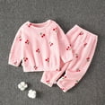 thumbnail image 1 of Pijamas para niños Ropa de otoño e invierno Pijamas de franela Pijamas gruesos con forro polar para niños Conjunto de ropa para el hogar, 1 of 5