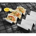 thumbnail image 5 of Goodwill 2 Packs Stainless Steel Taco Holder Stand - Truck Tray Style - Each Rack Holds up to 3 Tacos, 5 of 7