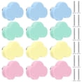 thumbnail image 1 of Pomos de armario Geelin de silicona con forma de nube, 12 unidades, para niños, 1 of 7