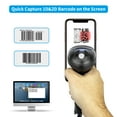 thumbnail image 5 of NETUM 2D QR Barcode Scanner USB Wired Handheld Scanner Gun with USB Cable for Laptops, Computers, Cashier, POS -L5（Black）, 5 of 7