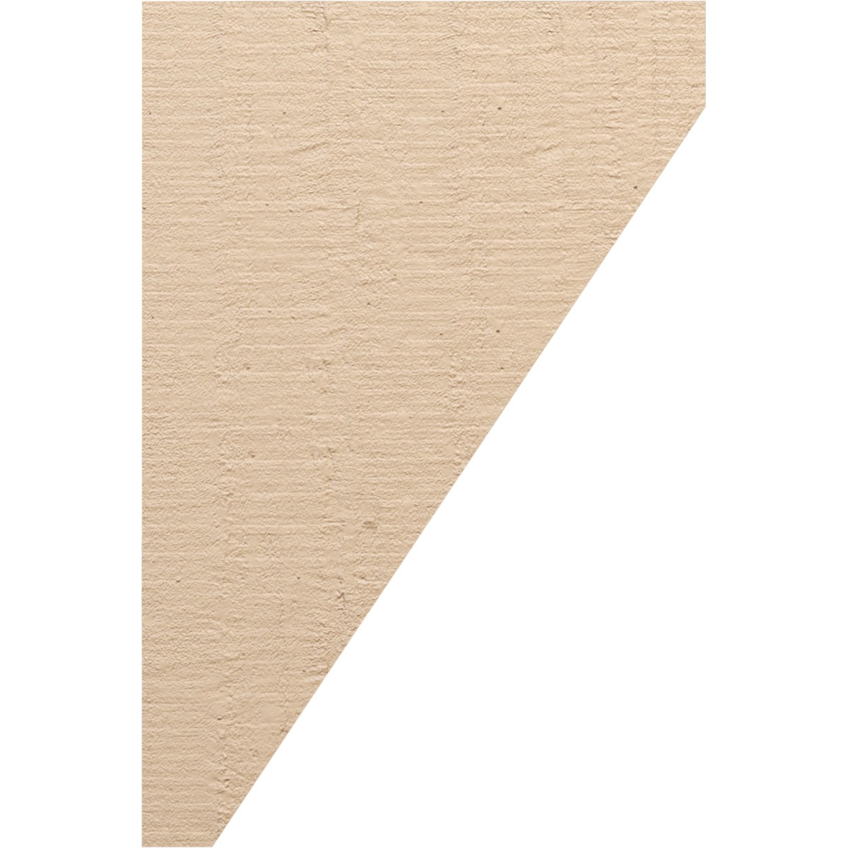 12"W x 24"D x 36"H Classic Concord Rough Cedar Woodgrain TimberThane Corbel, Primed Tan