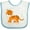 White and Blue, variant on Inktastic Tiger Boys or Girls Baby Bib