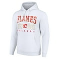 thumbnail image 2 of Men's Starter White Calgary Flames Retro Graphic Pullover Hoodie, 2 of 3