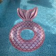 thumbnail image 4 of Boya inflable rosa para piscina de sirena, flotador de piscina, salón, balsa, decoraciones de verano, playa, diversión acuática, juguetes para niños 110c, 4 of 5