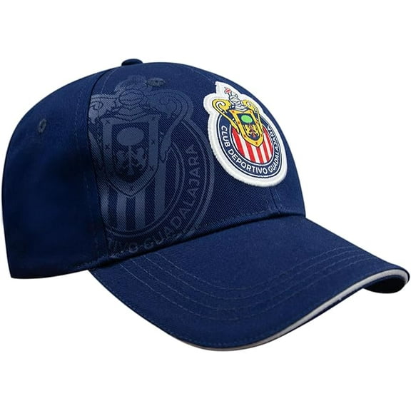 Icon Sports Chivas Adjustable Baseball Cap, Navy Blue