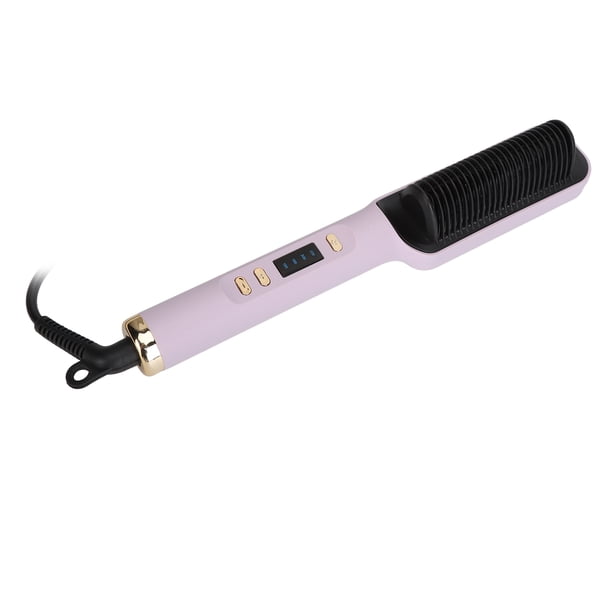 Cepillo Alisador De Pelo, Multifunción, Calor Rápido, Fácil De Usar, Temperatura Ajustable, Cepillo Alisador De Calor Para Viajes Para Mujeres