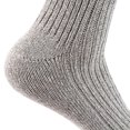 thumbnail image 2 of Lian LifeStyle Gorgeous Big Girl's Women's 4 Pairs Wool Blend Crew Socks.Durable & Breathable Sleep, Hiking and Camping Socks Size 6-9 FS03(Navy Blue), 2 of 2