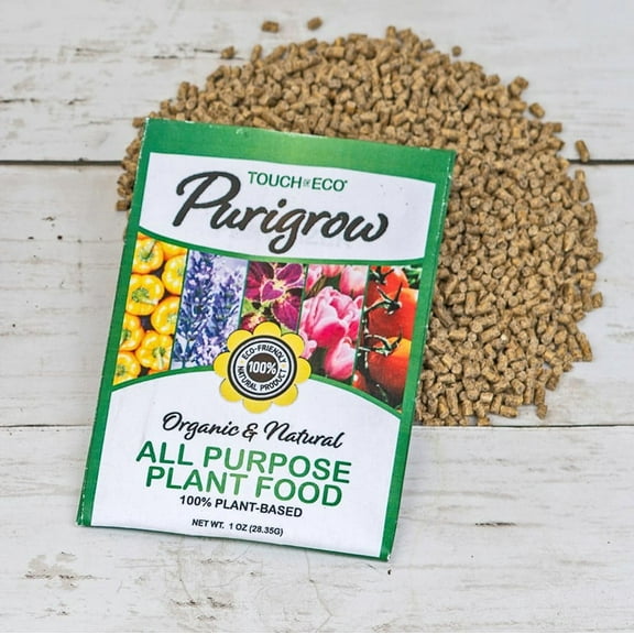 Organic & Natural All Purpose Plant Food - 100% Plant Based - For Indoor, Outdoor Flowers, Plants, Fruits and Vegetables - 1 LB