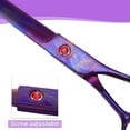 thumbnail image 2 of Unique Bargains Dog Grooming Scissors Ergonomic Handle Purple, 2 of 7