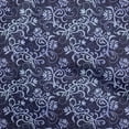 thumbnail image 1 of oneOone Rayon Dark Blue Fabric Asian Batik Floral Dress Material Fabric Print Fabric By The Yard 56 Inch Wide, 1 of 4