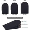 thumbnail image 6 of Adjustable Heel Lifts for Shoes, 1/4'' Height Increase Insoles for Achilles Tendonitis, Heel Pain, Leg Length Discrepancy, Plantar Fasciitis, Shoe Lifts Men, Women (Black, Large (1 Pair)), 6 of 6