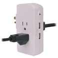 thumbnail image 3 of Tech Universe TU1522 1050 Joules 3-Outlet Surge Protector w/2 USB Charging Ports, 3 of 3