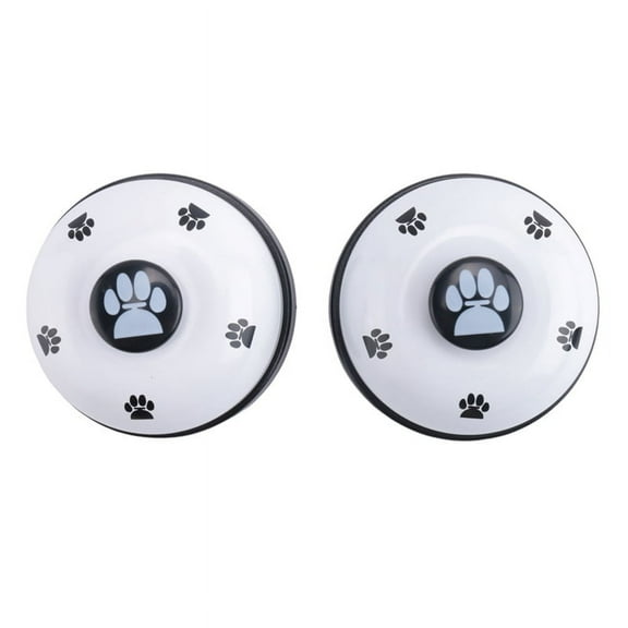 Pet , 2 Pack Metal Dog Training With Non Skid Rubber Bottoms Dog Doorbell For Potty Training Clear Ring Pet Tool Communication Device For Small Dogs Cats