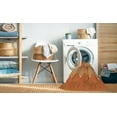 thumbnail image 2 of Ahgly Company Machine Washable Indoor Square Transitional Orange Area Rugs, 3' Square, 2 of 7