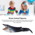 thumbnail image 4 of Sea Marine Animal Figure Toys, Simulation Fine Details Blue Whale Figure  For Collection For Home Decor, 4 of 8