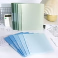 thumbnail image 4 of Plastic Folders with Swing Clip, Report Covers for A4 and Letter Size Paper, 5 Pack Presentation Binder for Office, Classroom, Home Organizer Binder, Purple, 4 of 8