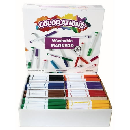 UPC: 0191487029285 | Colorations Washable Classic Markers Classroom Value Pack Set of 200