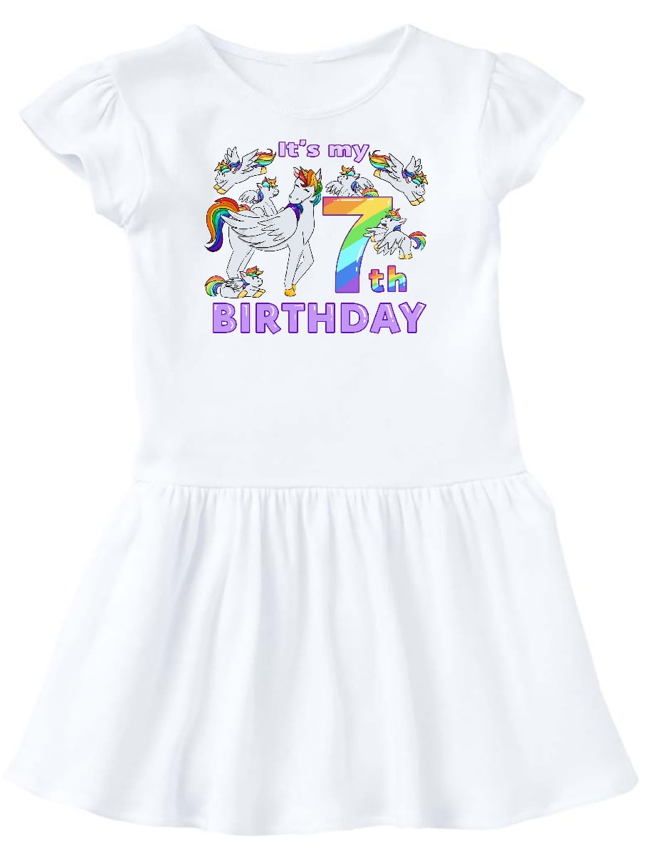 unicorn dress for 7th birthday