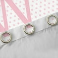 thumbnail image 4 of Feelyou Monogrammed W Black Out Curtains, Kawaii Ribbon Curtains Pack of 2 (42x63 Each), 4 of 6