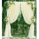 thumbnail image 4 of Tela para drapeado con arco de boda, 2 paneles, decoración para ceremonia de boda, recepción, despedida de soltera, bautismo, fiesta de cumpleaños, bautizo, banquete, 4 of 6