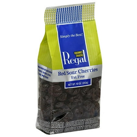Regal Gourmet Snacks Sour Red Cherries, 10 oz (Pack of 8)