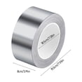 thumbnail image 3 of WNFJR Aluminum Foil Tape - Self Adhesive Caulk Strip for Duct Repair, Ideal for Sealing Bathtubs, Showers, Toilets, Sinks, Basins, and Walls in Kitchen and Bathroom (1 Pack), 3 of 5