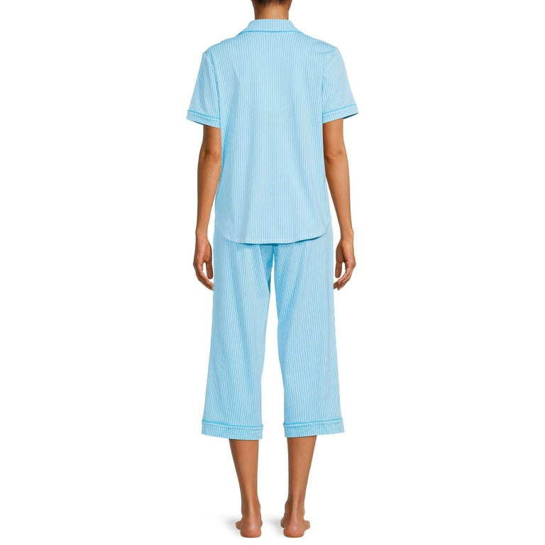 Light blue pajama online short set